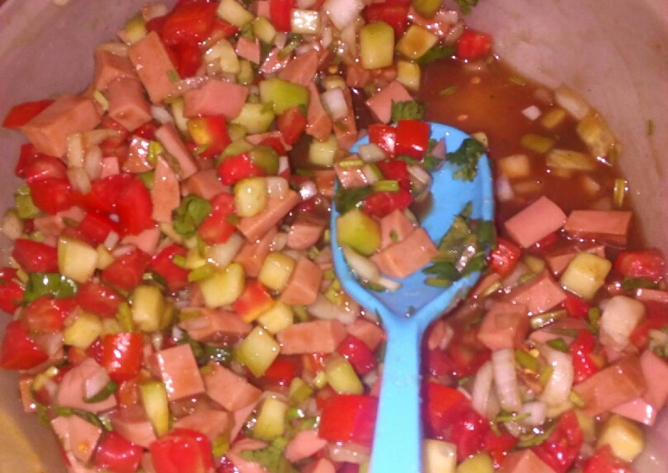 Ceviche de salchicha