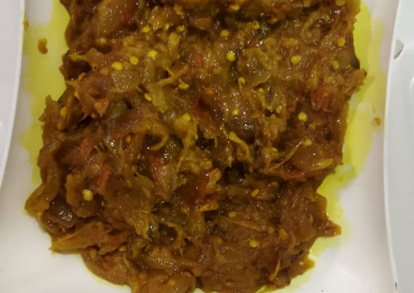 Brinjal bhartha
