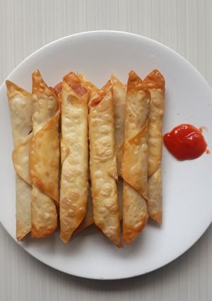 Foto resep Sosis Selimut Pangsit