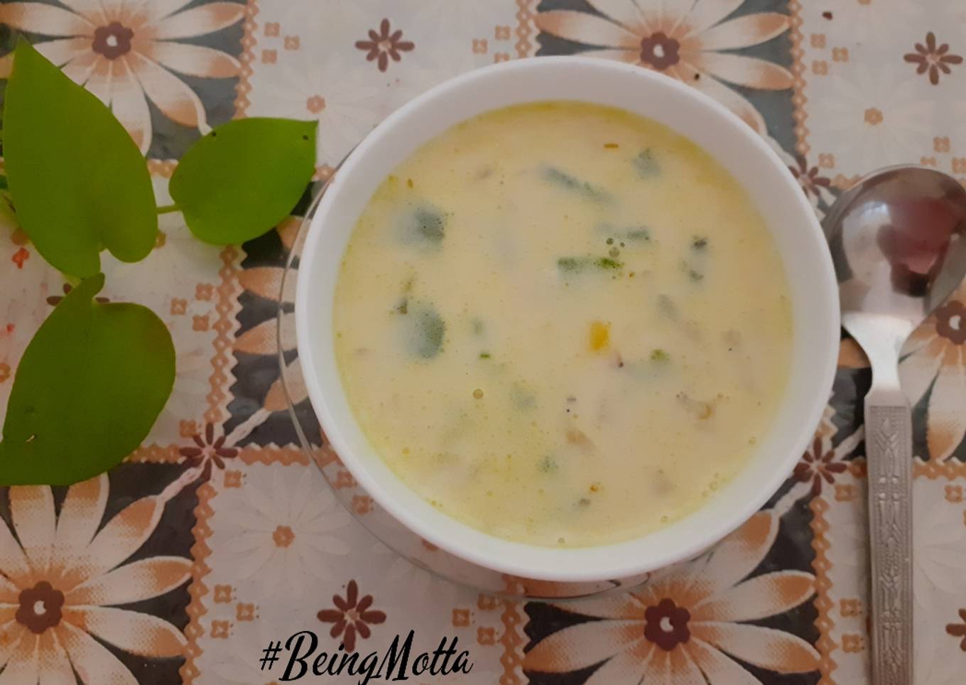 Roasted Capsicum-Corn Soup