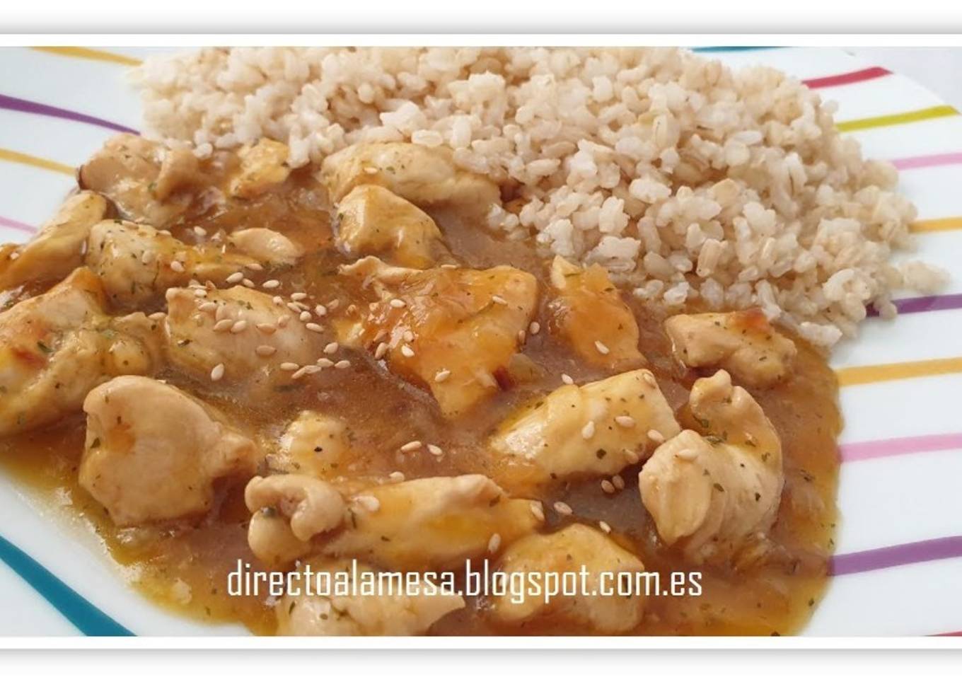 Pollo a la naranja