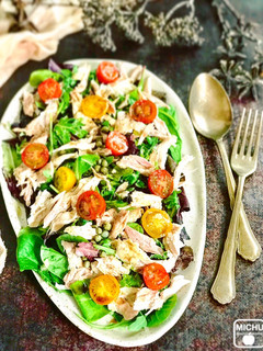 Una foto de Ensalada de perdiz en escabeche