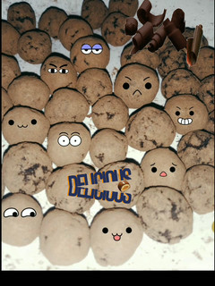 Foto resep Bola-bola Coklat Kesepian 🤭 (cemilan 2 bahan)