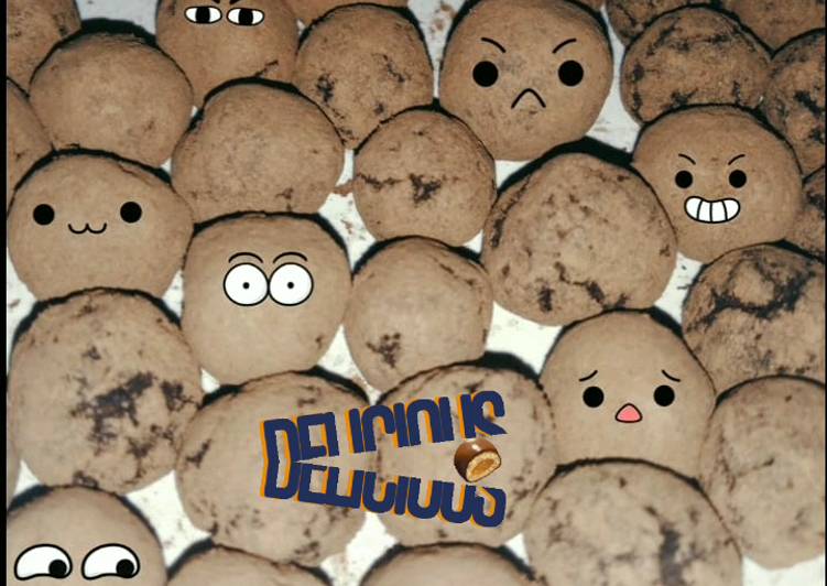 Bola-bola Coklat Kesepian 🤠(cemilan 2 bahan)