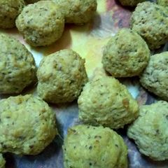 A picture of Potato soya keema ball.