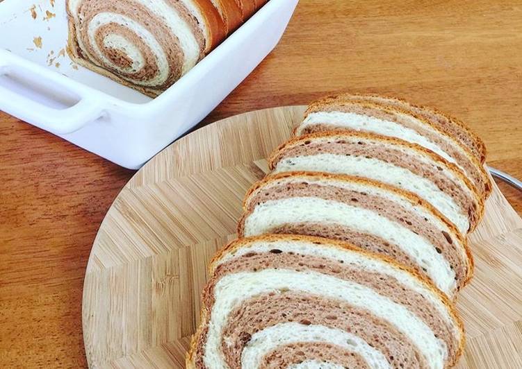 Choco Swirl Loaf (Roti Tawar)