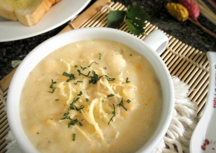 Easiest Way to Prepare Perfect Chicken Corn Cream Soup