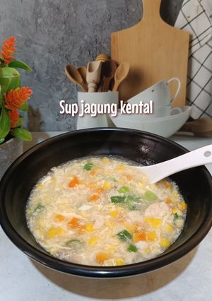 Foto resep Sup jagung kental