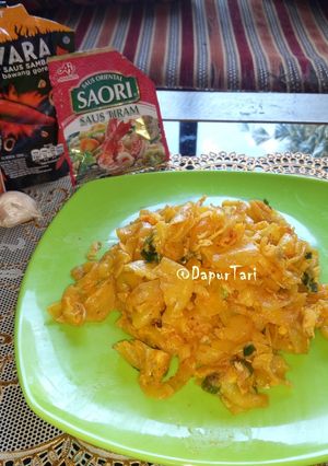 Foto resep Tumis MAKLOR (Makaroni Telor) Pedas Gurih