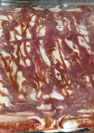 Una foto de Fusión tiramisú y postre vainilla!!