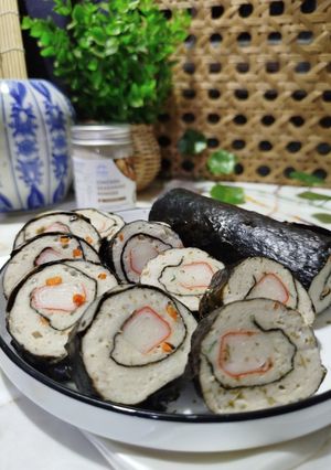 Foto resep Kimbab Sate ikan