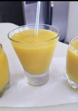 Una foto de Batido de mangos 🥭🥭🥭