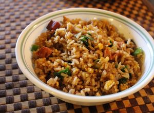 Una foto de Arroz Chau Fa o Chow Fan