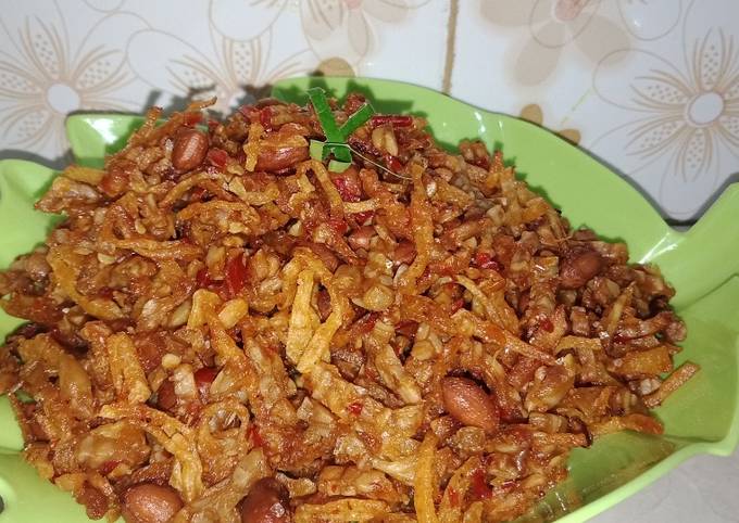 Resep Kering tempe+kentang+kacang yang Sempurna