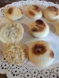 Muffins inglés hecho en sartén
