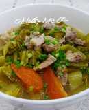 Canh dưa cải thịt bò