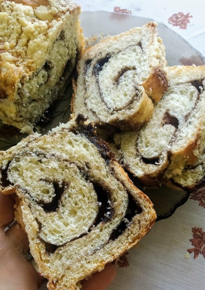 Una foto de Pan dulce arrollado