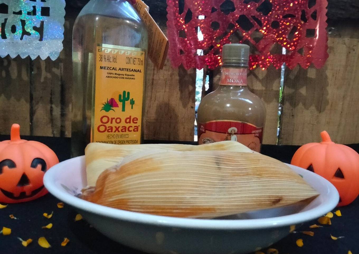 Tamales de mole