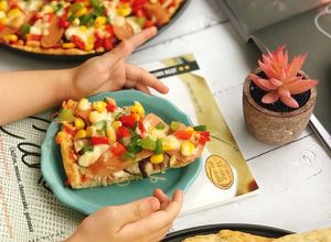 Hình của món Đế bánh Pizza.