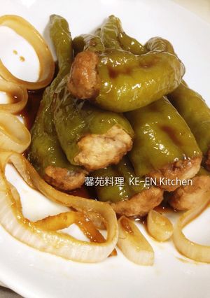 糯米椒醸肉 的食譜成品照片