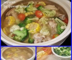 Resep Populer Sop ayam vs sayuran Enak Sempurna Resep Populer Sop ayam vs sayuran Enak Sempurna