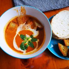 A picture of Rustic Tomato soup.