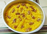 A picture of pumpkin bread pudding