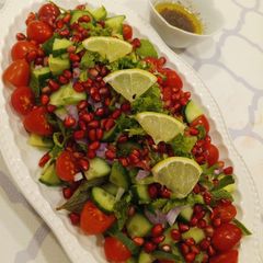 Pomegranate salad A picture of Pomegranate salad.