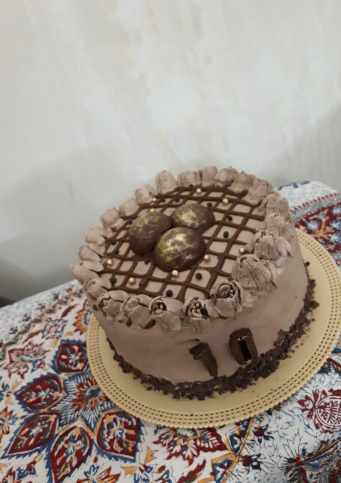 عکسی از دستور کیک تولد شکلاتی (دلبر شکلاتی)