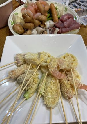 A picture of Papa's Kushikatsu (Japanese Skewered Cutlets).
