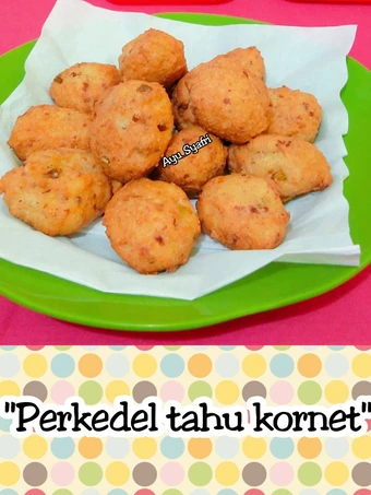 Cara Gampang Menyiapkan Resep Perkedel tahu kornet with minyak wijen yang Lezat Anti Ribet, Lezat