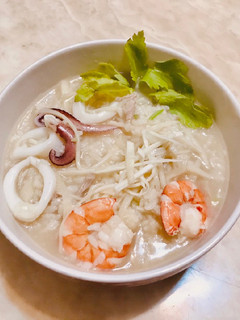 春筍海鮮粥 的食譜成品照片