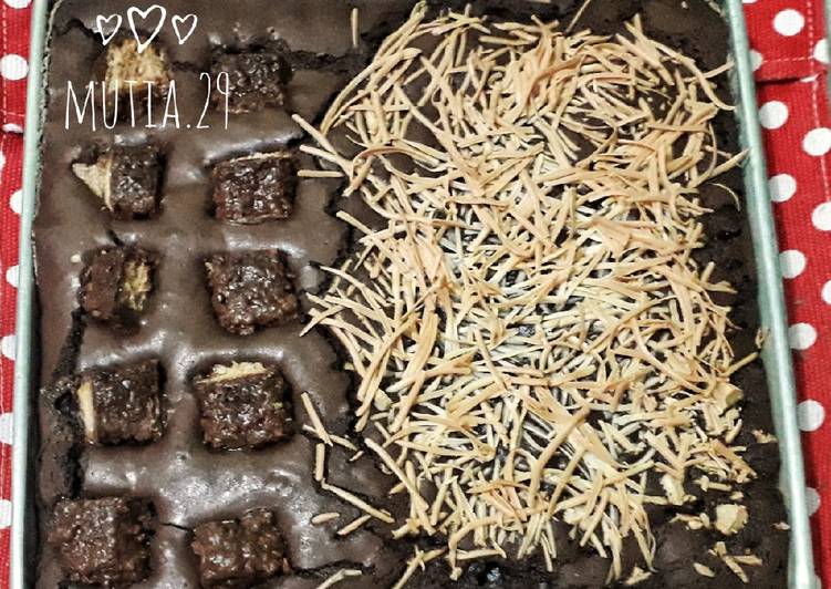 Cara Gampang Membuat Brownies panggang bahan simple yang Lezat