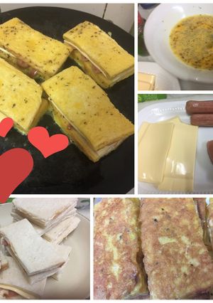 Foto resep 🌹Roti telur chees🌹