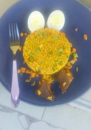 A picture of Jolof rice.