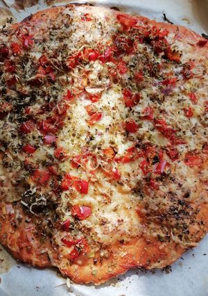 Csirkemell pizza 🍕🍕🍕 recept fotója