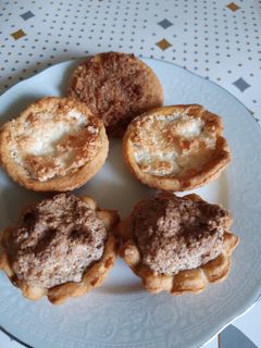 Diós és kókuszos kosárka recept fotója