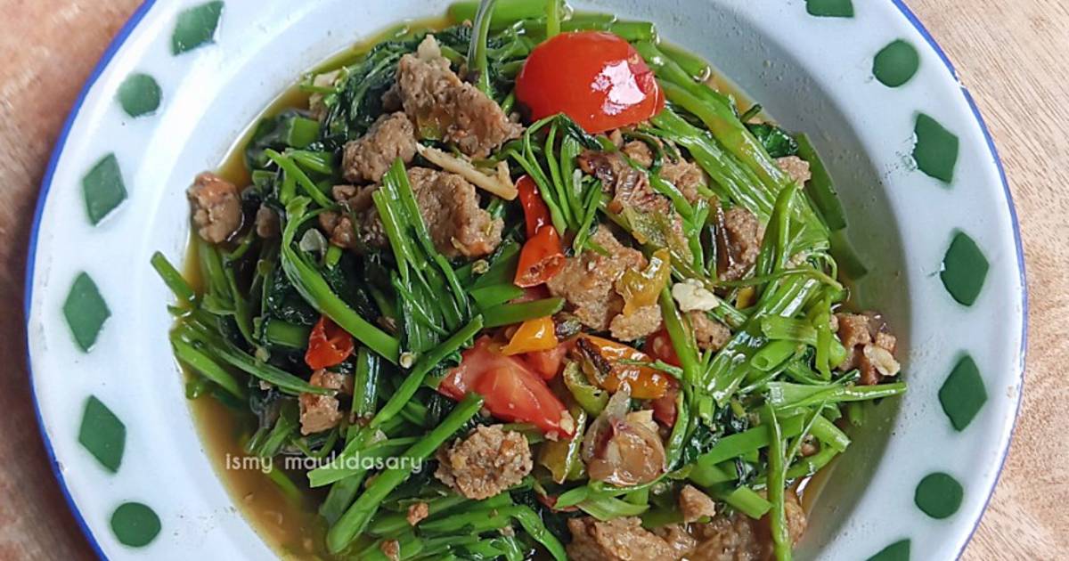Resep Oseng Kangkung Oncom Paling Mudah dan Enak
