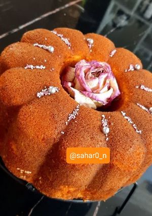 عکسی از دستور کیک نارنگی🥮🍊