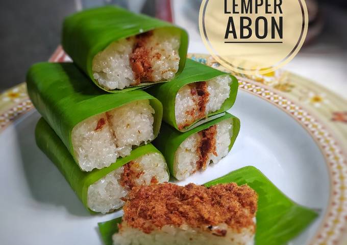 Cara membuat Lemper abon Cara membuat Lemper abon