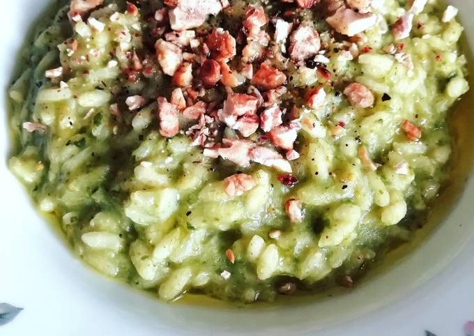 Guida passo passo a Preparare Ultimate Risotto cime di rapa e castagne