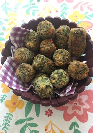 Una foto de Croquetas de avena y espinaca