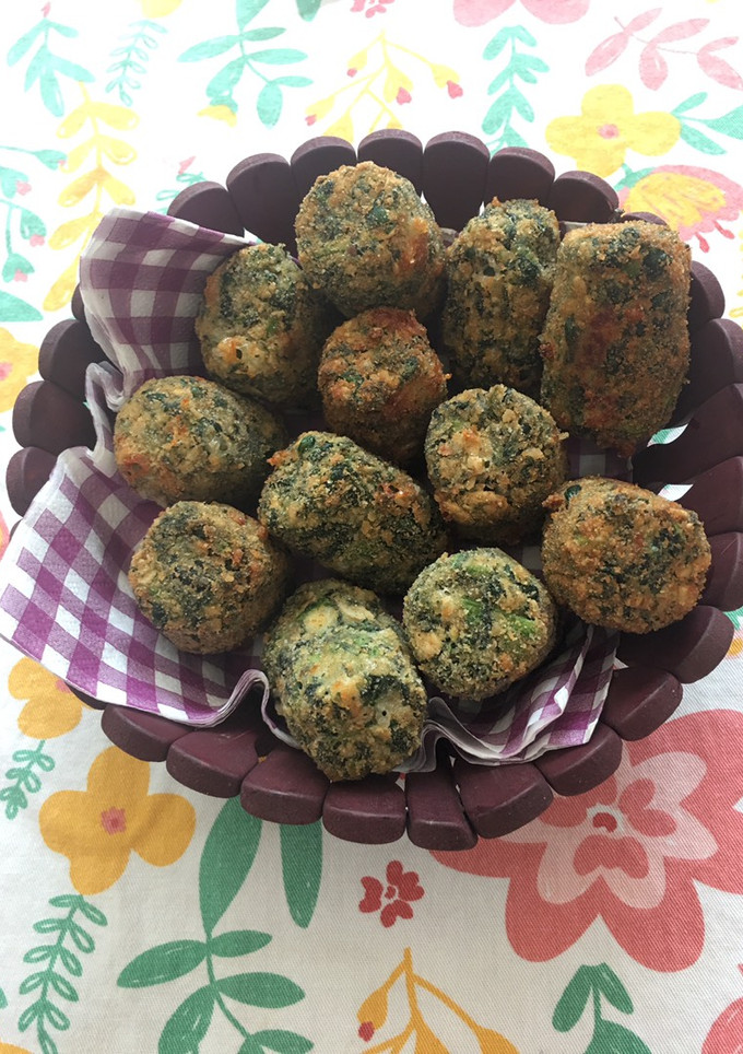 Una foto de Croquetas de avena y espinaca
