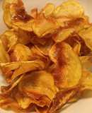 Homemade garlic crisps