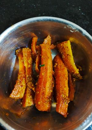 A picture of Gazar pickle.
