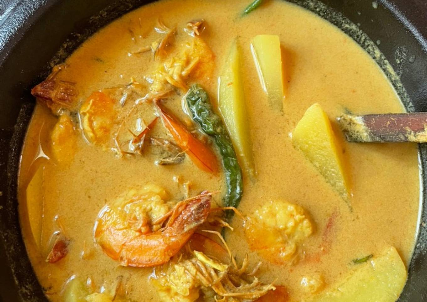 Peuleumak Udang Kentang