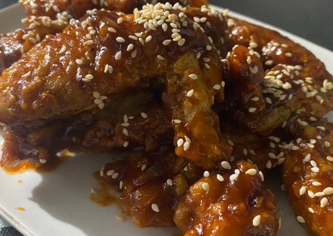 Resep Sayap Ayam Saus Korea yang Menggugah Selera