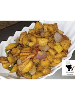 A picture of Stir fry Potato cutlets.