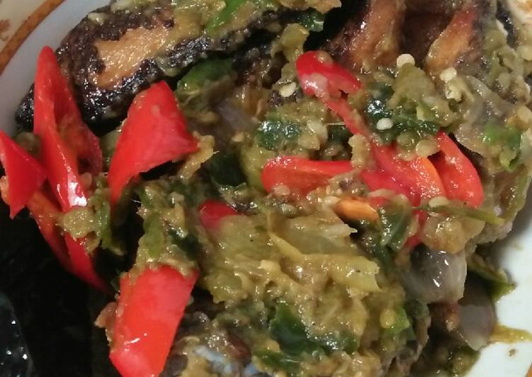 Ikan gabus cabe ijo