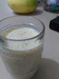 Batida de Kefir de leite com maracujá
